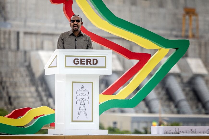 Ethiopian Prime Minister Abiy Ahmed said the mega-dam was a 'great achievement for all black people'