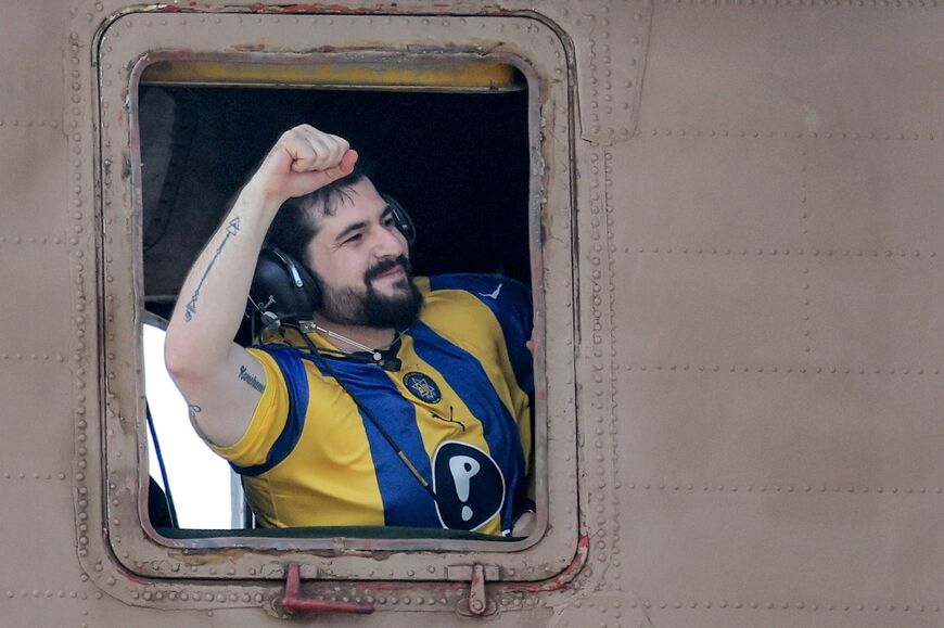 Ziv Berman and his twin brother Gali were among those released