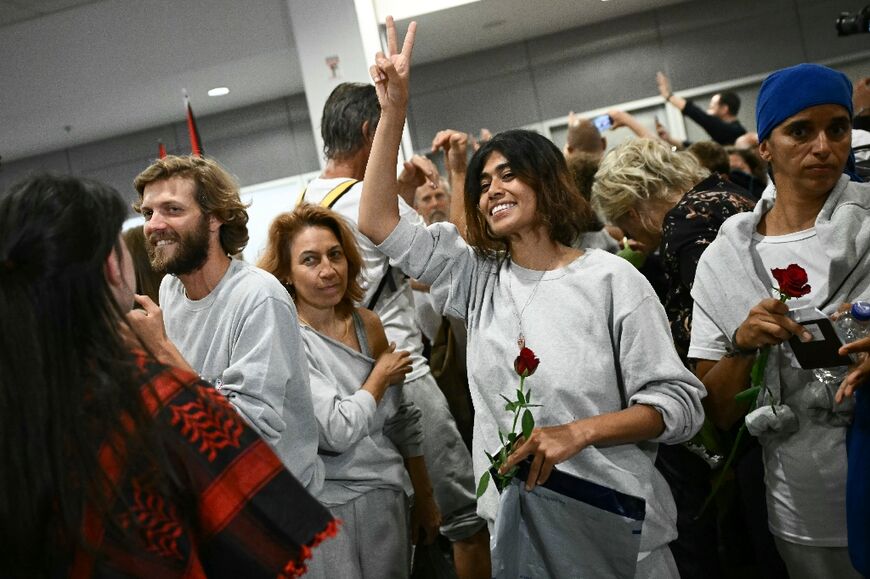 Rima Hassan said she was beaten by Israeli police