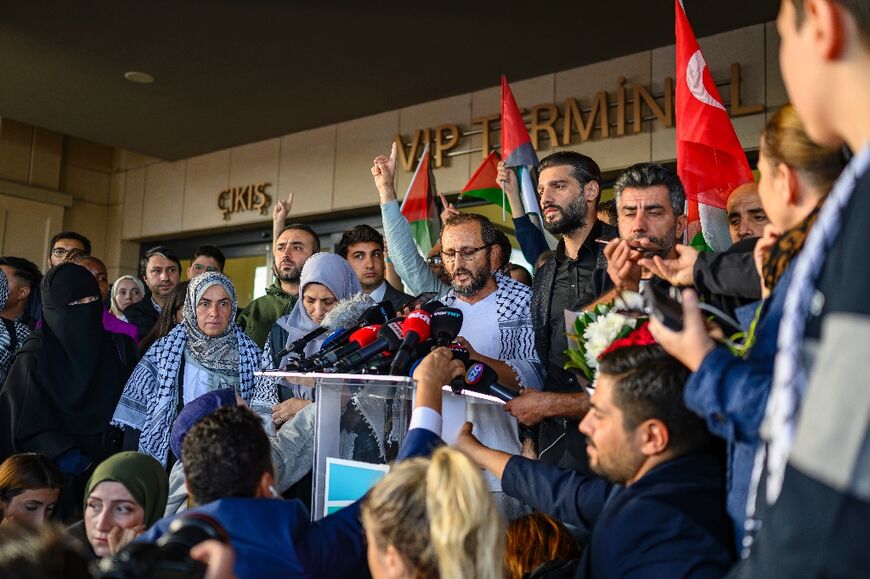 Nearly 140 Gaza flotilla activists were flown to Istanbul on Saturday, among them 36 Turkish nationals 