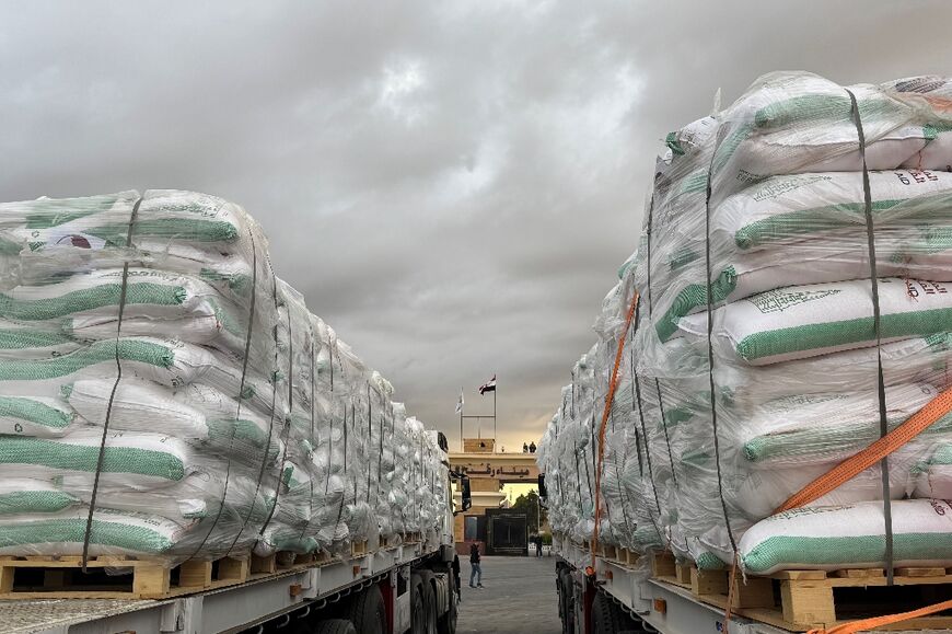 International aid agencies say they are ready to pour food aid into Gaza, parts of which are facing famine