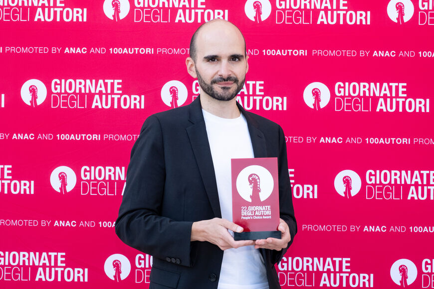 Cyril Aris at the Aug. 31 world premiere of “A Sad and Beautiful World" in Venice, photo from @RedSeaFilm on X.