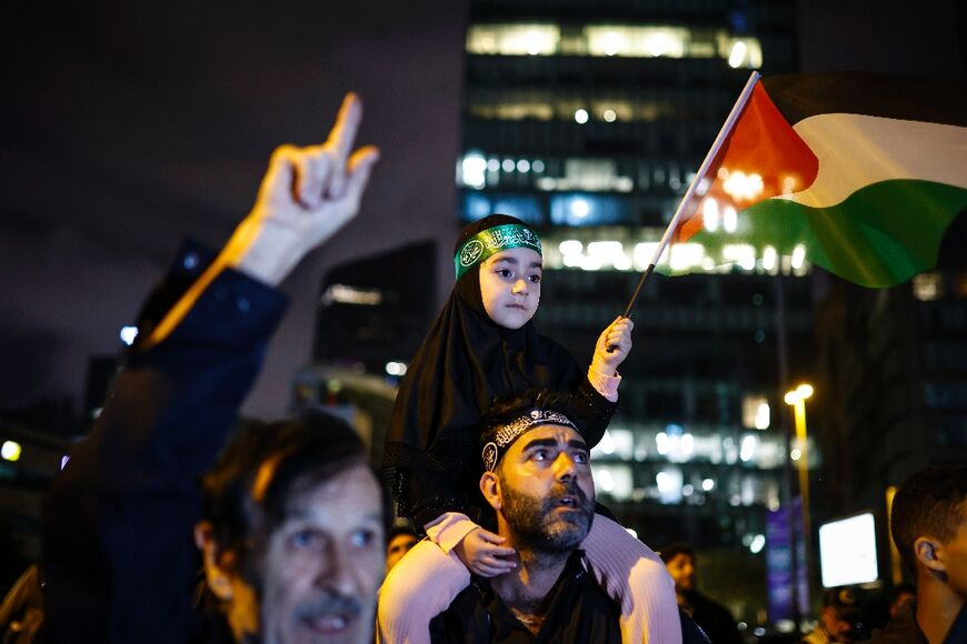 Protesters around the world held rallies on Thursday condemning Israel's interceptions and urging greater sanctions