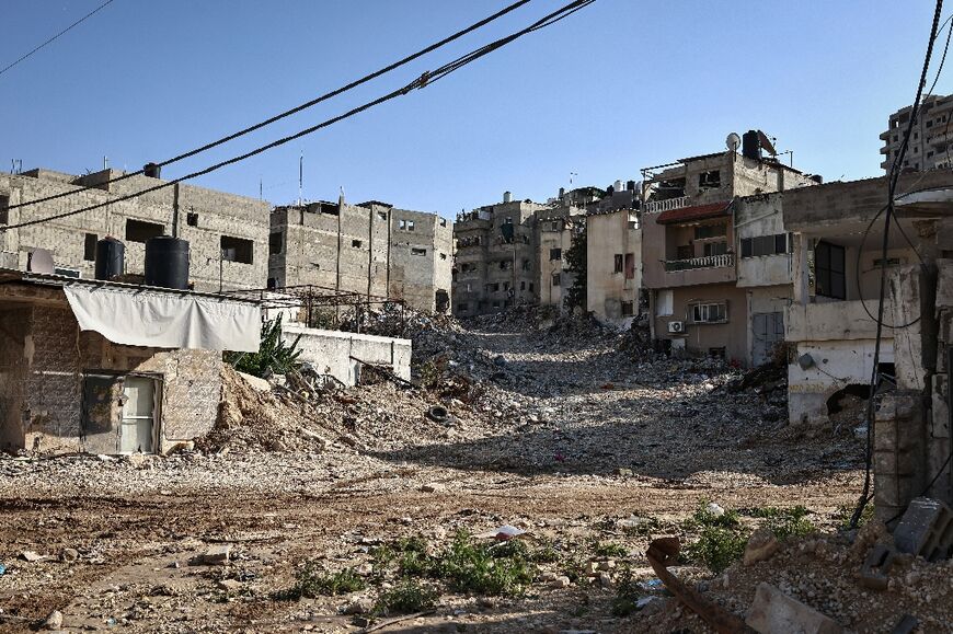 Homes have been demolished in the Palestinian refugee camps in the northern Israeli-occupied West Bank