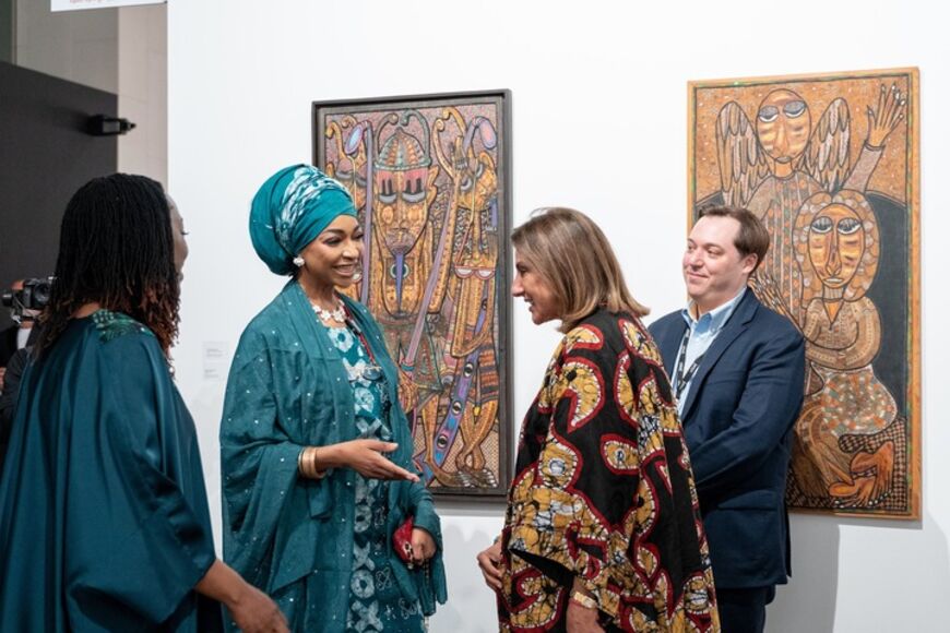 A view of kó artspace during the opening of Abu Dhabi Art, 2025.