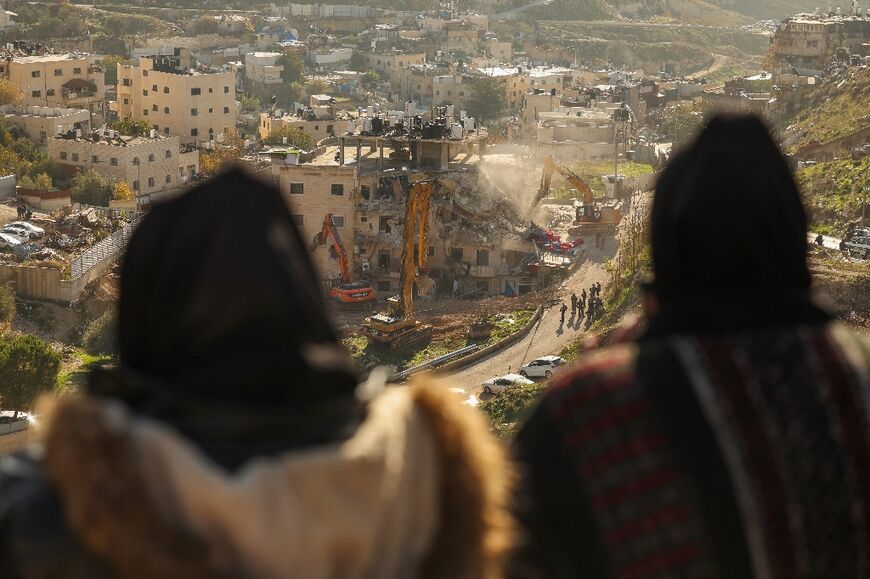 Palestinian local authorities have described recent demolitions in east Jerusalem as being part of a policy of displacement