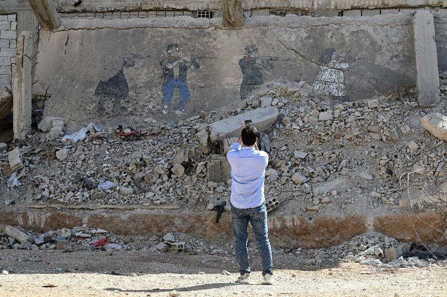 Bilal Shorba is an artist known as the 'Syrian Banksy'