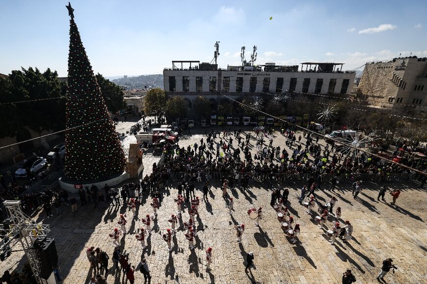 Christmas celebrations had been muted in Bethlehem over the previous two years as a result of the war in Gaza