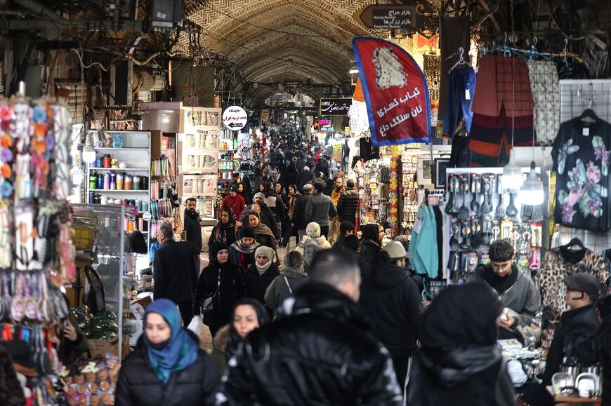Many shops in Tehran's Grand Bazaar opened earlier this week with a heavy security presence
