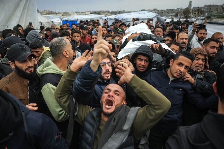 The three, including a regular AFP contributor, were killed by an Israeli strike that the military said had targeted "suspects" operating a drone