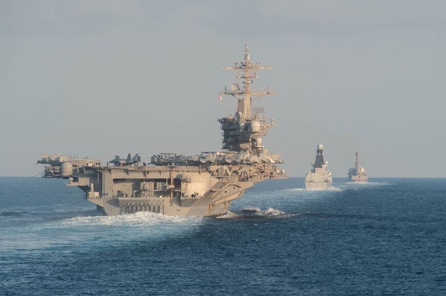The USS Abraham Lincoln aircraft carrier has now entered waters of the Middle East