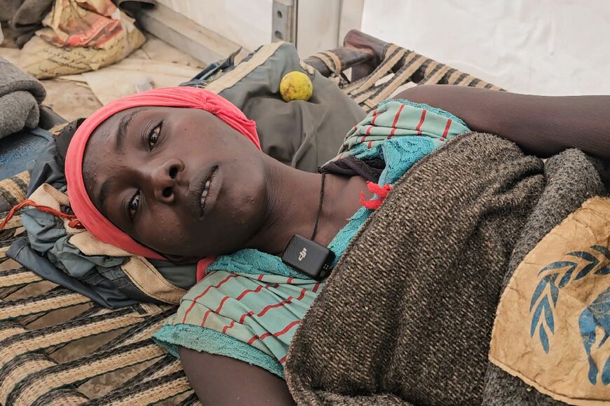 Sudanese mother of five Dowa Hamed, who was paralysed during childbirth, was in physical pain for parts of the journey