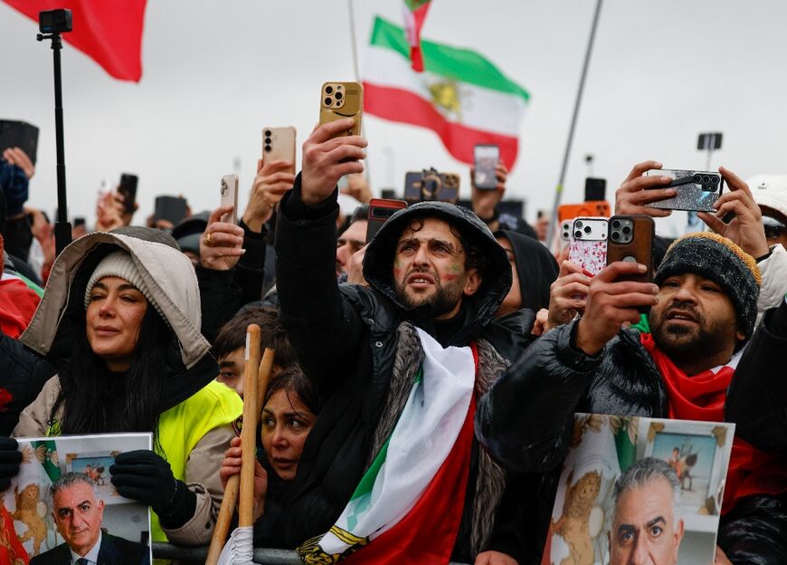 Demonstrators gathered in the Bavarian city as world leaders flocked to the Munich Security Conference