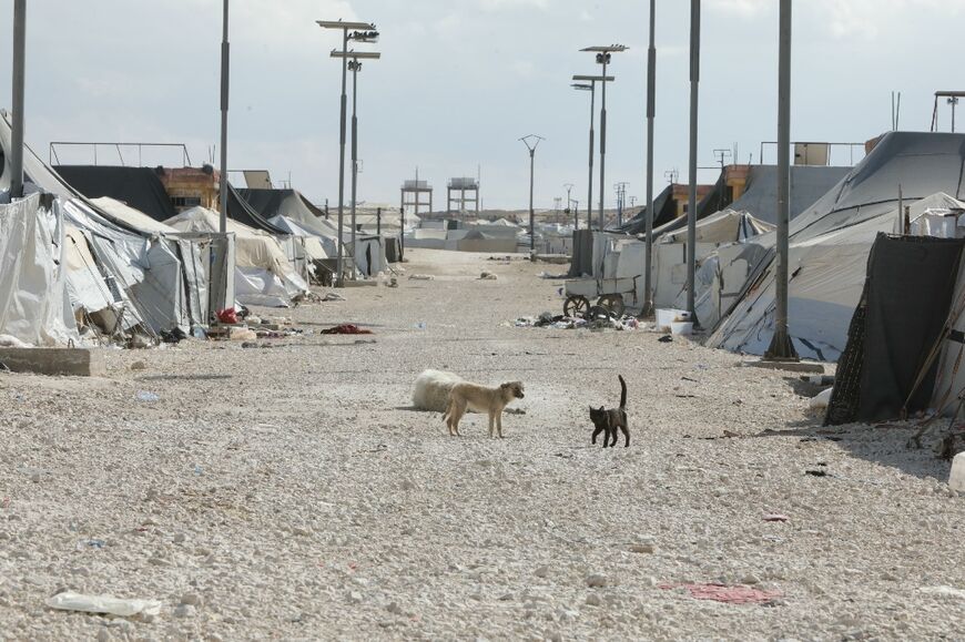The camp, which had recently held 23,500, is now virtually deserted