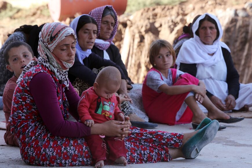 Iraqi Yazidis fled their homes when Islamic State militants attacked the town of Sinjar in 2014