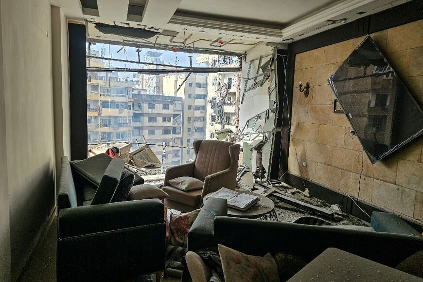 The war has displaced hundreds of thousands of people in Lebanon