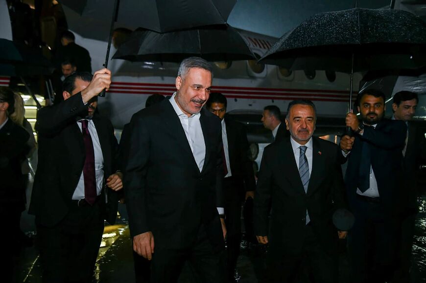 Turkey's foreign minister has arrived in Pakistan for talks on the crisis with Saudi Arabia and Egypt