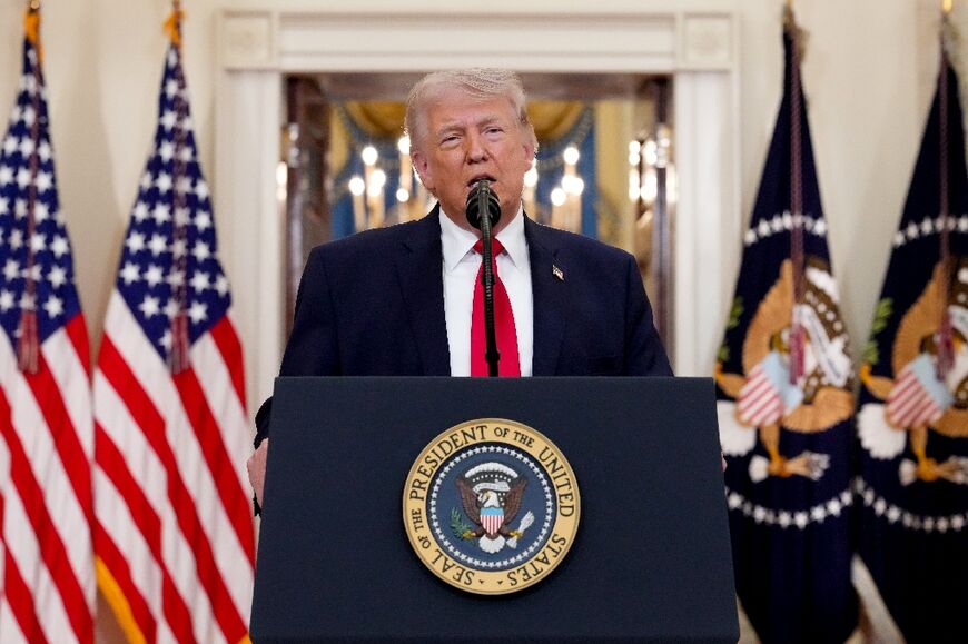 President Donald Trump told Americans that while the United States was close to achieving its mission objectives in the war against Iran, US forces would hit the Islamic republic 'extremely hard' over the next two to three weeks