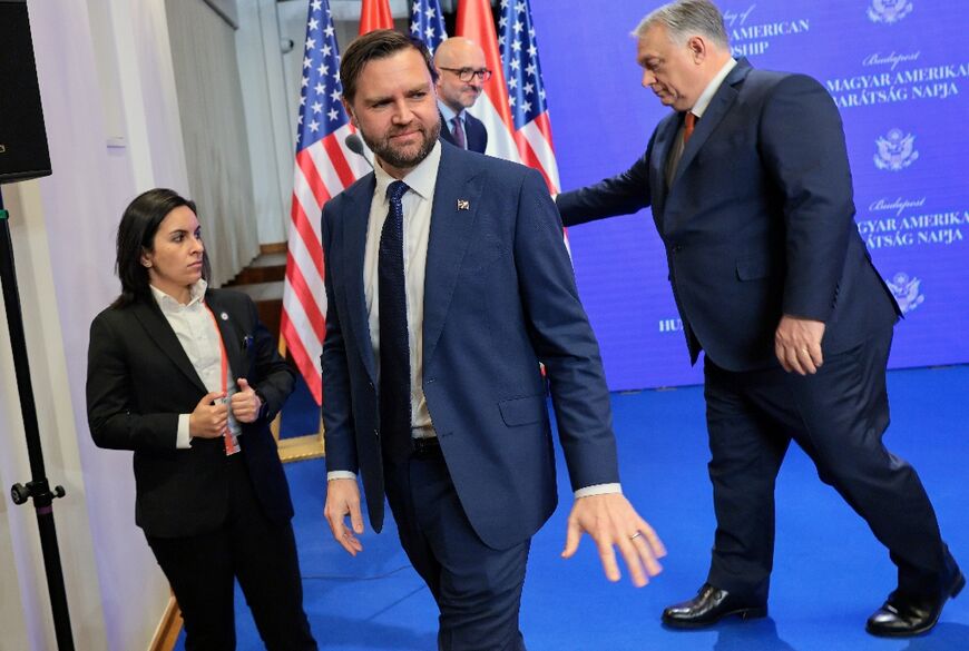 US Vice President JD Vance helped pile threats and pressure on Iran as he visited Hungarian Prime Minister Viktor Orban  