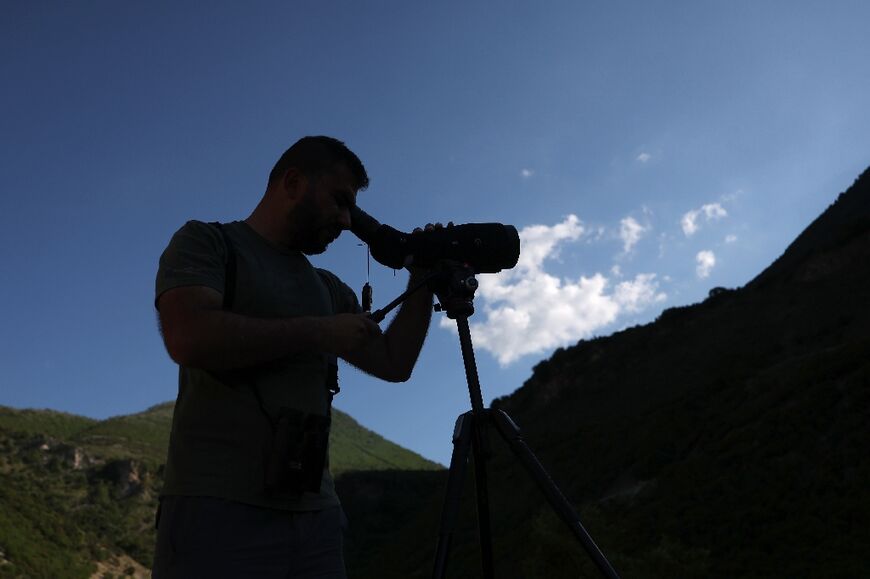 Xherri scoured mountain nesting sites for hours