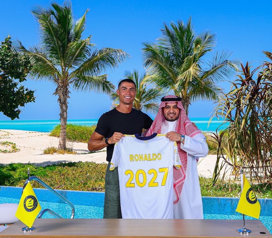 Cristiano Ronaldo was lured by the riches of the Saudi Pro League