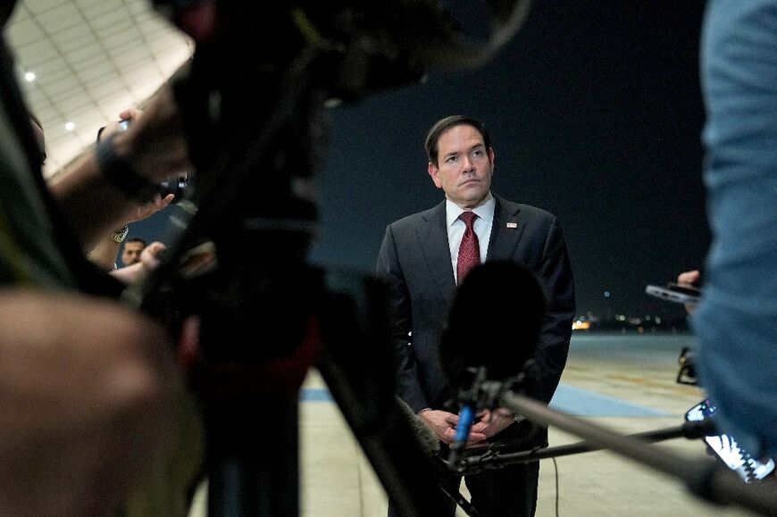 Rubio's visit to Abu Dhabi is the first stop in a regional tour