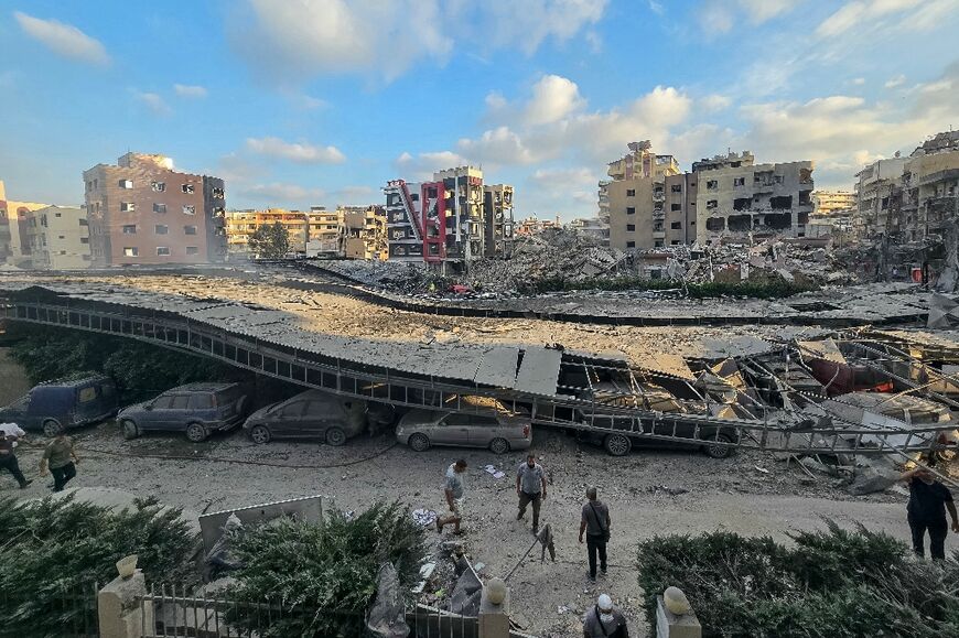 An Israeli strike hit near a hospital in south Lebanon's city of Tyre