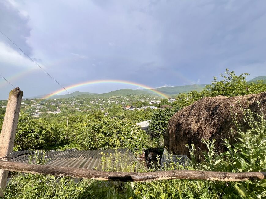 A scene from Ijevan, located in Armenian Prime Minister Nikol Pashinyan's native Tavush province, May 29, 2026. (Amberin Zaman/Al-Monitor)