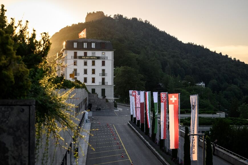 The Palace Hotel was built in 1903 at the Burgenstock resort in Switzerland's Nidwalden canton
