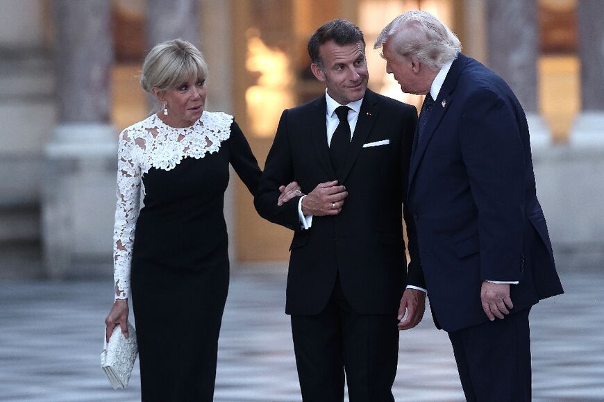 Trump signed the deal at the Palace of Versailles