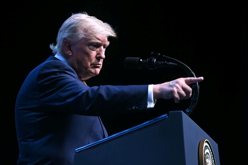 US President Donald Trump vowed to hit Iran 'hard' in retaliation for attacks on ships in the Strait of Hormuz