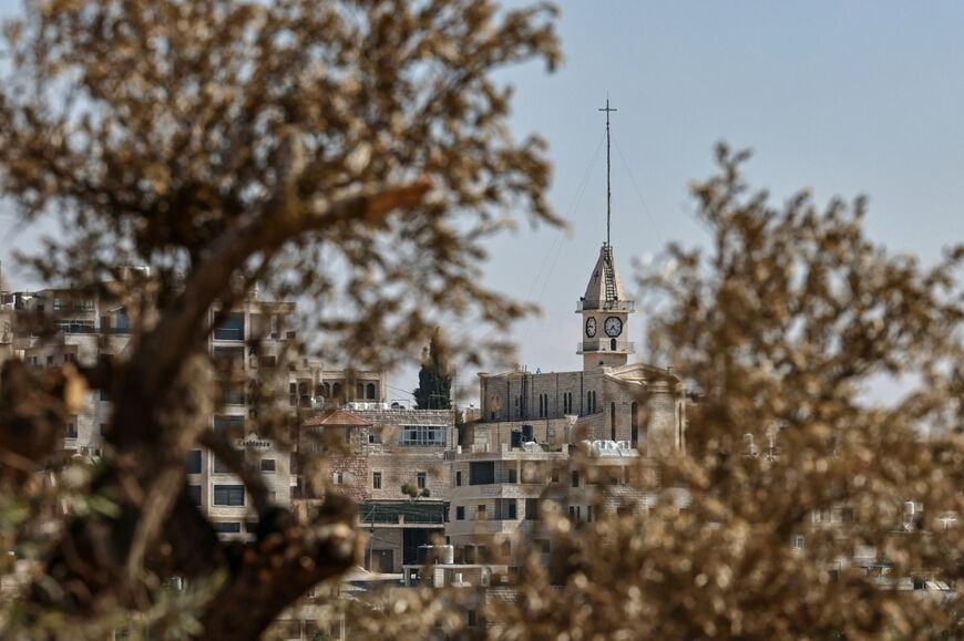 The population of the Christian town of Taybeh is now 1,200, having stood at 3,000 in the 1980s