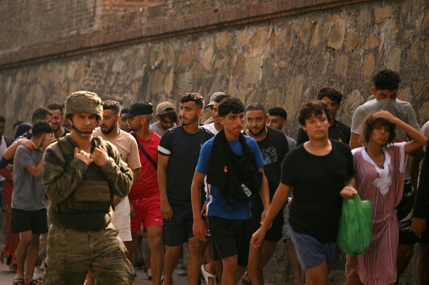 Some 60,000 migrants entered Ceuta over just a few days from neighbouring Morocco