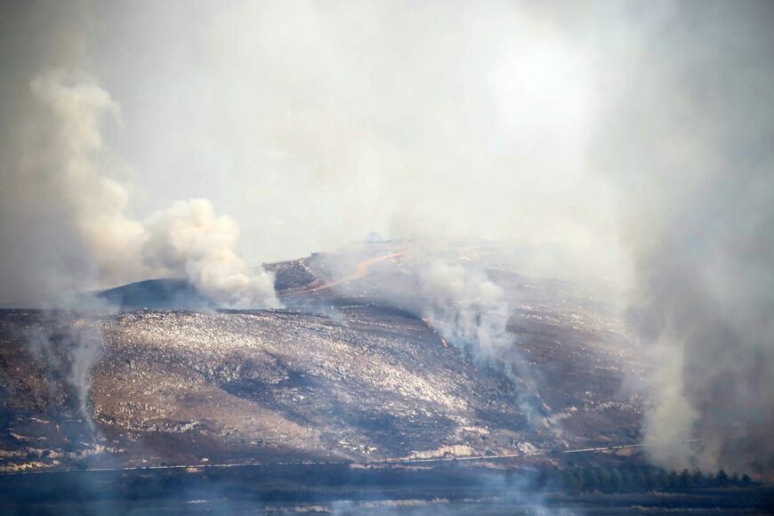 Lebanon's National Council for Scientific Research says Israeli military activity has caused 160 square kilometres of land, half of it agricultural, to go up in flames since hostilities between Israel and Hezbollah began in October 2023