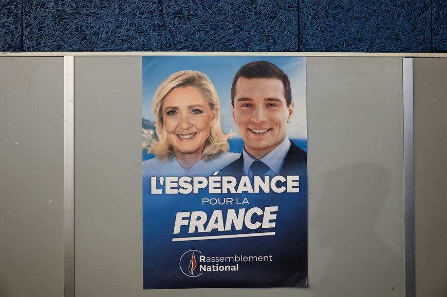 Bardella (R) would probably be prime minister if Le Pen (L) won the 2027 presidential election