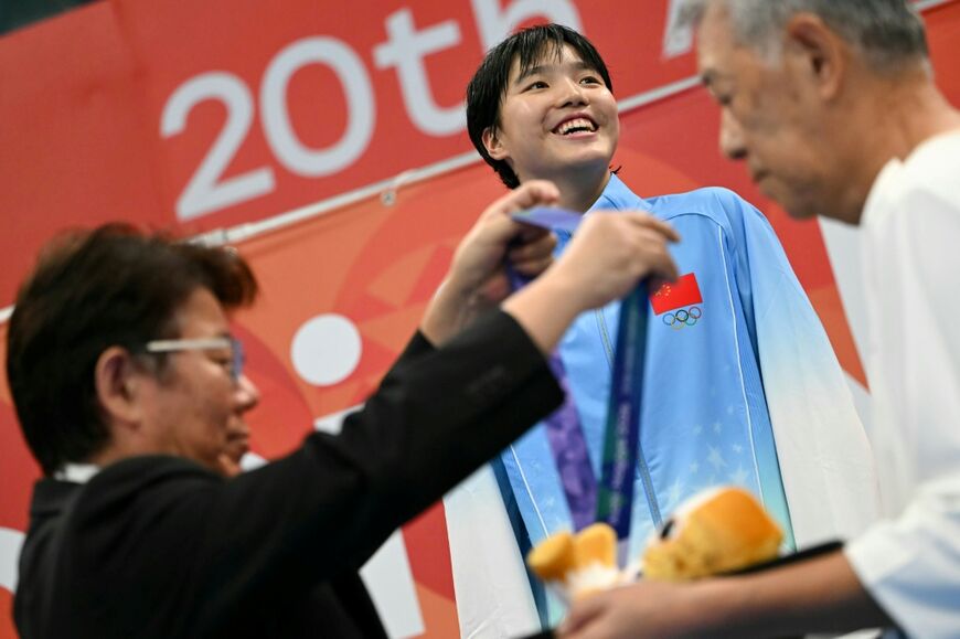 China's Yu Zidi was one of the stars of the Games
