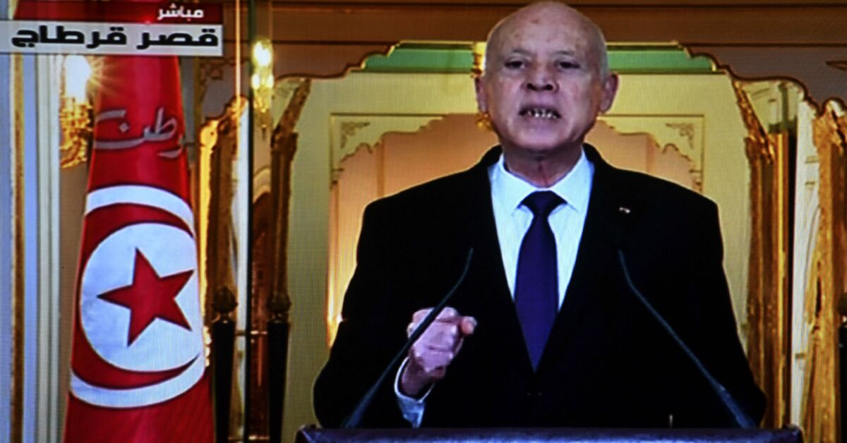 Tunisian president to change constitution, organize early legislative elections - Vimarsana News