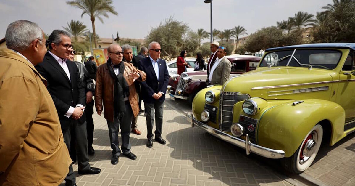 Classic car show in Egypt
