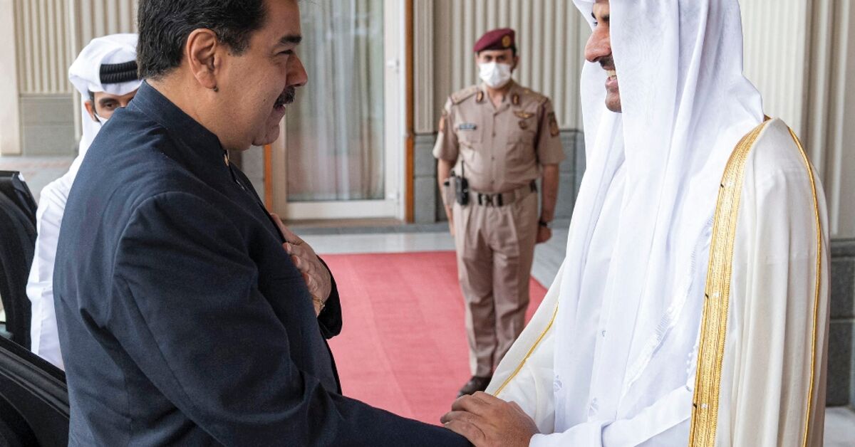 Presidente de Venezuela habla de cooperación con el Emir de Qatar