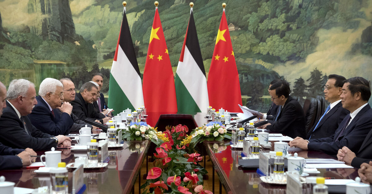 الرئيس الفلسطيني يقف إلى جانب الصين في واشنطن في نزاع تايوان