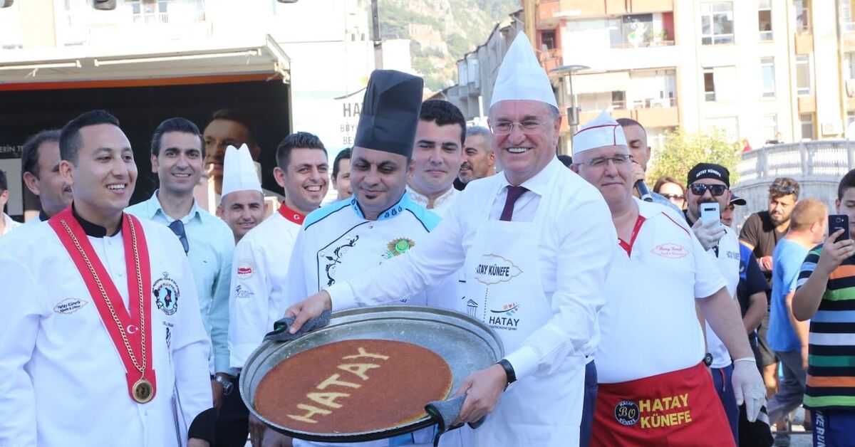 Hatay’daki Türk yemeği Kunafa’ya Avrupa Birliği’nde özel statü verildi