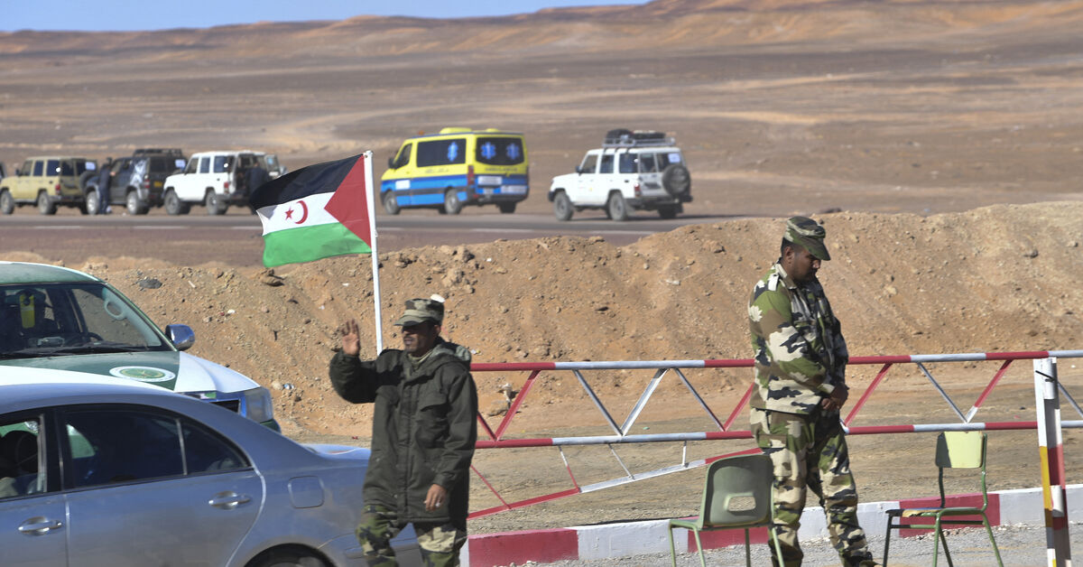 Why is trade between Algeria and Spain still at a standstill?