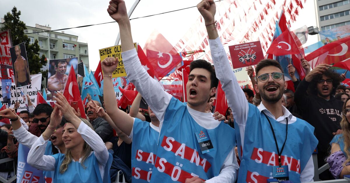 Wahlen in der Türkei: Während die Kundgebungen zu Ende gehen, verteidigt Erdogan Putin und rutscht in Meinungsumfragen ab
