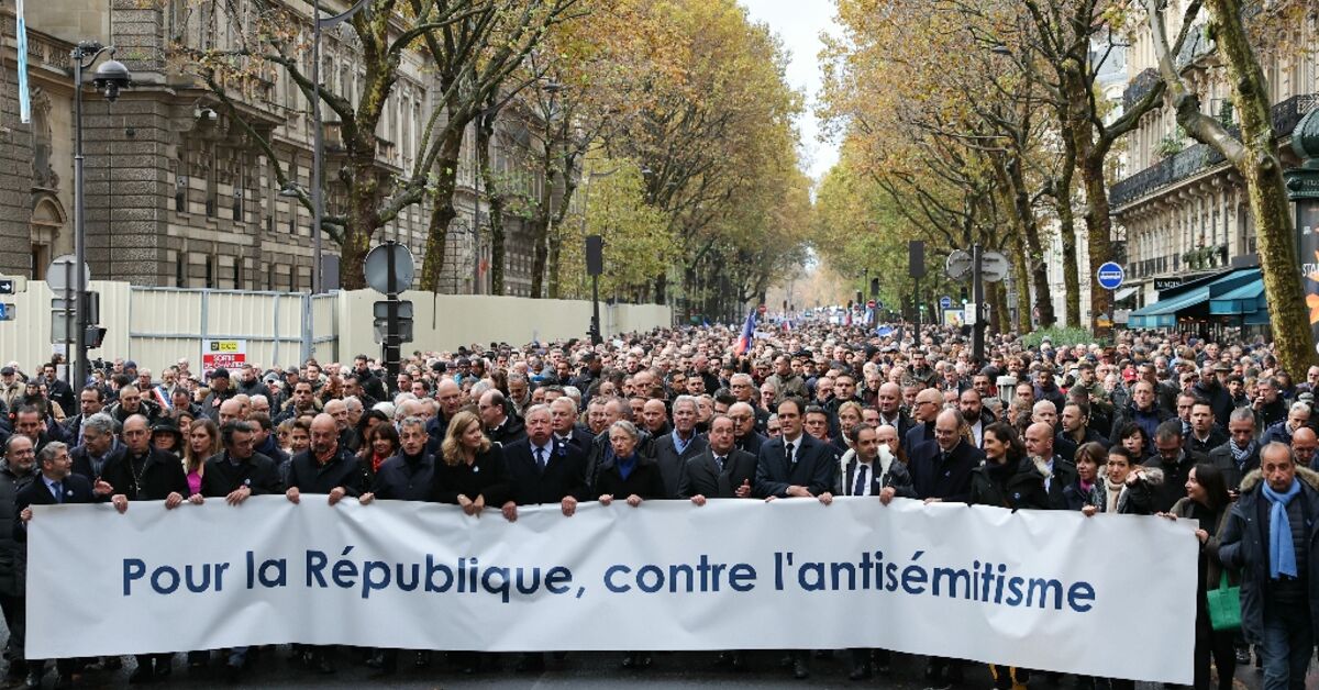 Paris march against anti-Semitism rallies over 100,000 people - Vimarsana News