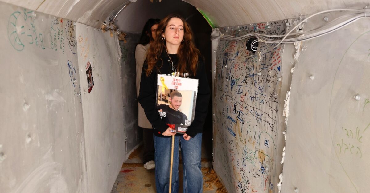 Israel hostage families unveil Hamas tunnel replica - Vimarsana News