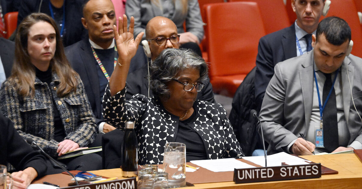 US vetoes Gaza cease-fire resolution at UN Security Council - AL ...