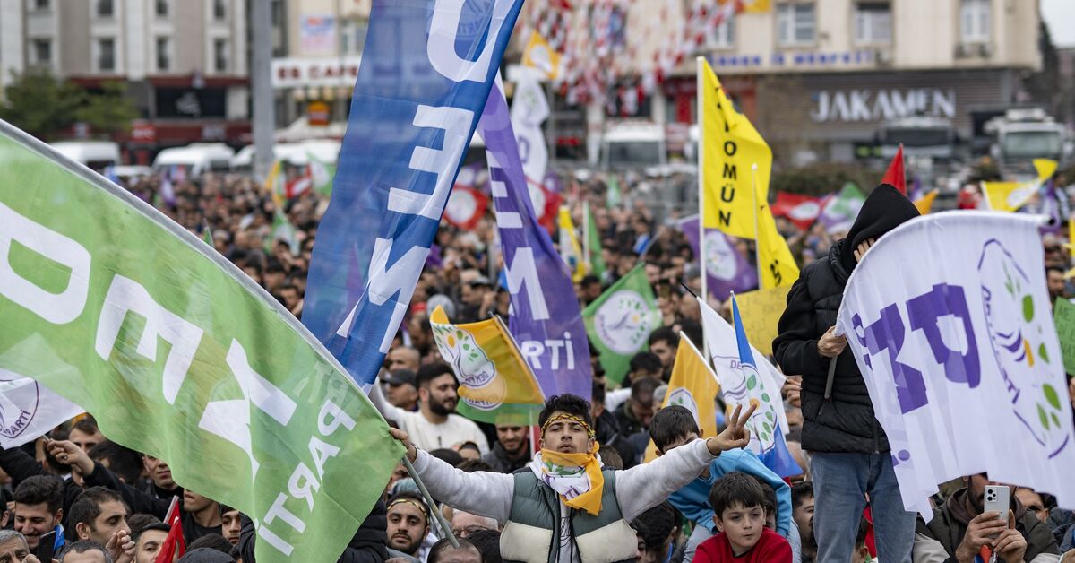 Türkiye'deki Kürt yanlısı parti, ülkenin güneydoğusundaki seçim zaferinin iptal edilmesini eleştiriyor