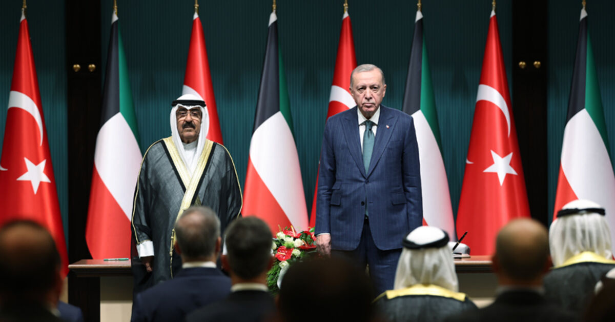 Türkiye ve Kuveyt, ülkenin emiri Erdoğan ile altı anlaşma imzaladı