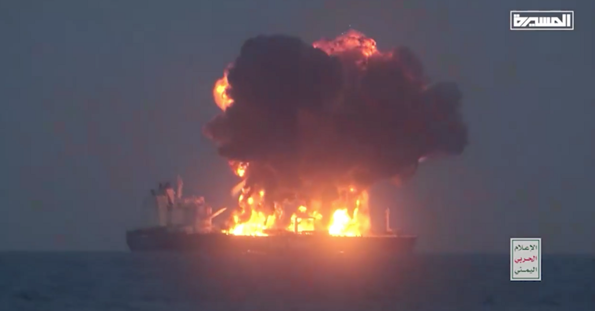 EU warns Greek tanker ablaze in Red Sea poses maritime, environmental ...