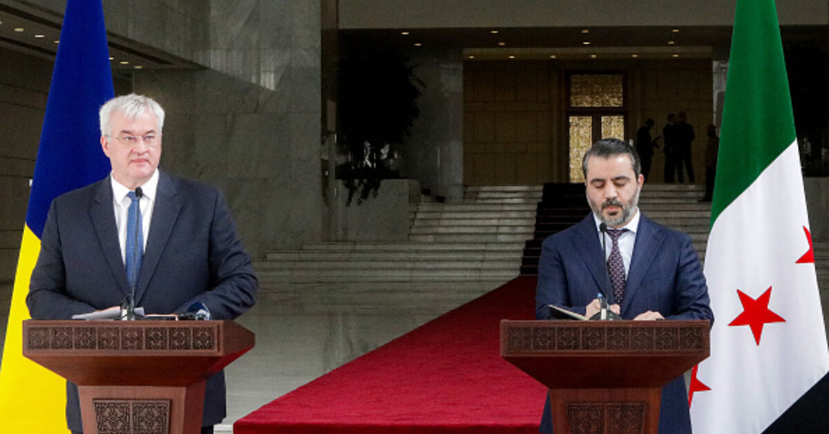 Sybya وزير الخارجية الأوكراني سيبيا يصل إلى سوريا ويحث الحكومة المؤقتة على ...